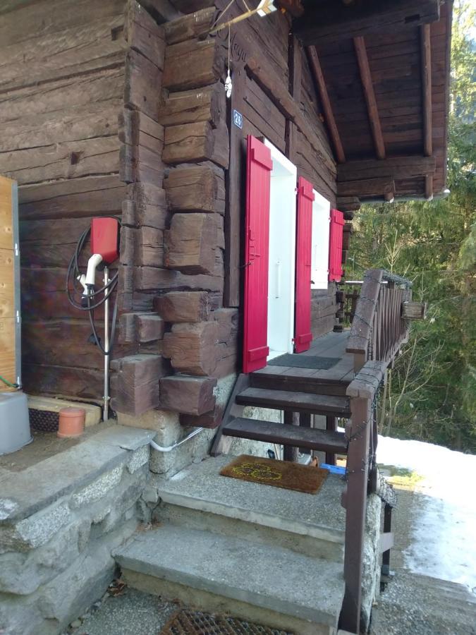 Petit Chalet Rustique Et Bucolique Bovernier Exterior foto
