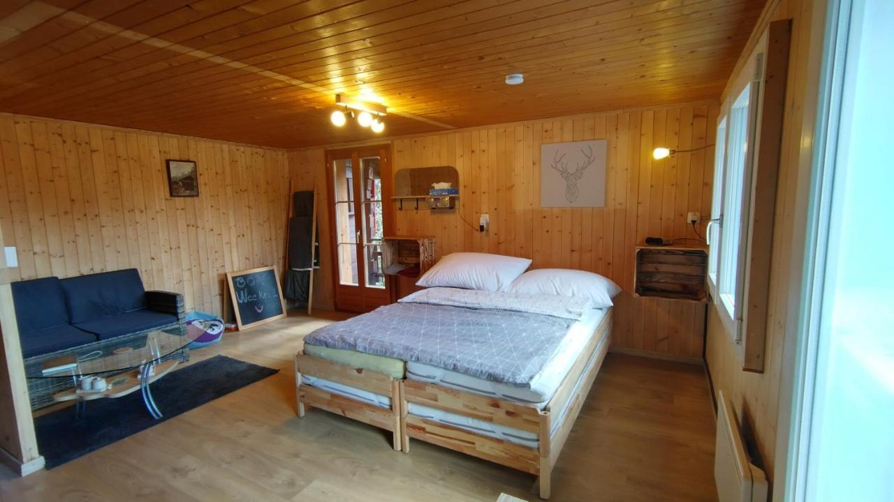 Petit Chalet Rustique Et Bucolique Bovernier Exterior foto